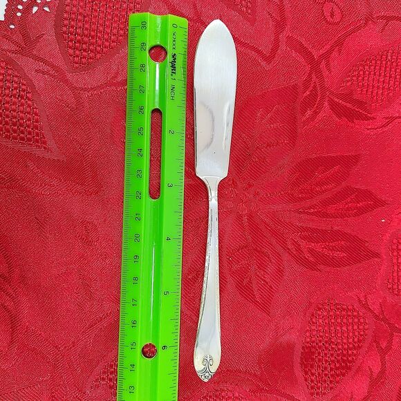 5 Serving 1940'S Wm ROGERS "EXQUISITE" Serving Pieces Silver Plated Beautiful - Picture 13 of 16